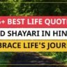 25+ Best Life Quotes And Shayari In Hindi: Embrace Life's Journey