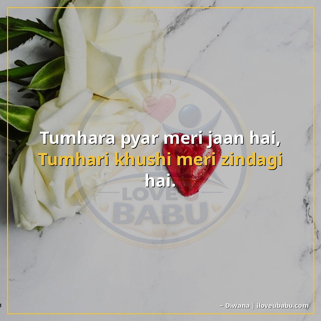 25+ Best Valentines Shayari In Hindi – Love Shayari For Your Special One 16 तुम्हारा प्यार मेरी जान है,
तुम्हारी खुशी मेरी जिंदगी है।
