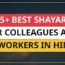25+ Best Shayari For Colleagues And Coworkers In Hindi