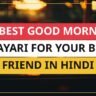 25+ Best Good Morning Shayari For Your Best Friend In Hindi